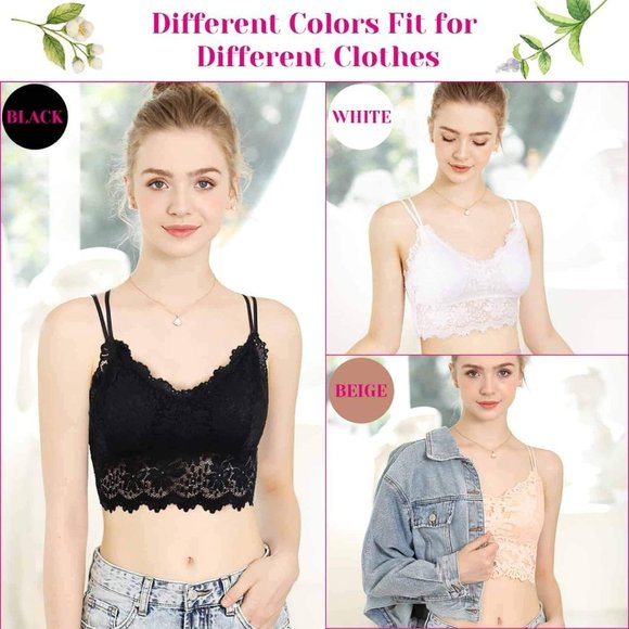 UIG 3 Pieces Lace Bralette for Women - Picture 6 of 8